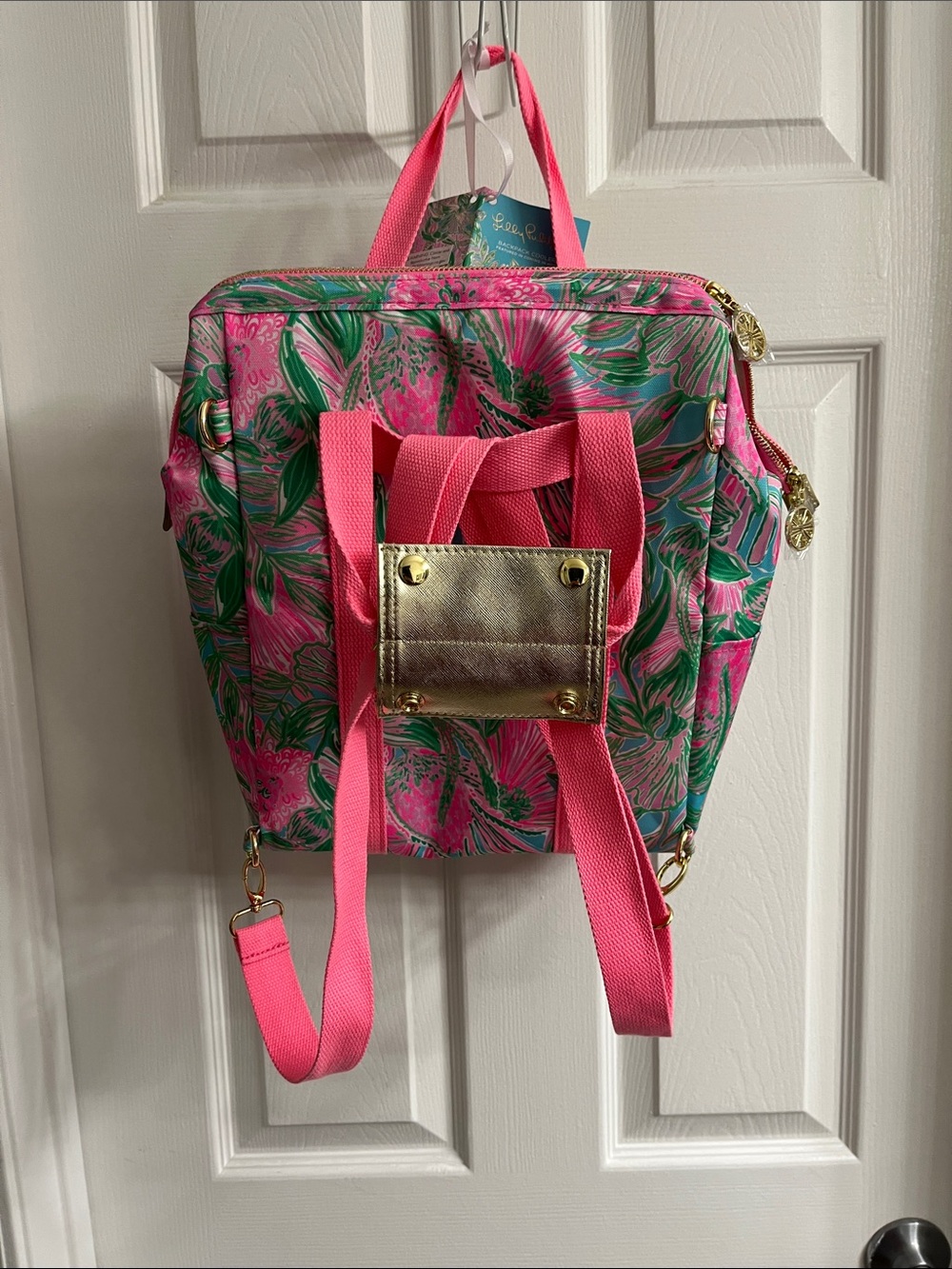 NWT Lilly Pulitzer Backpack Cooler Coming In Hot - Picture 7 of 8